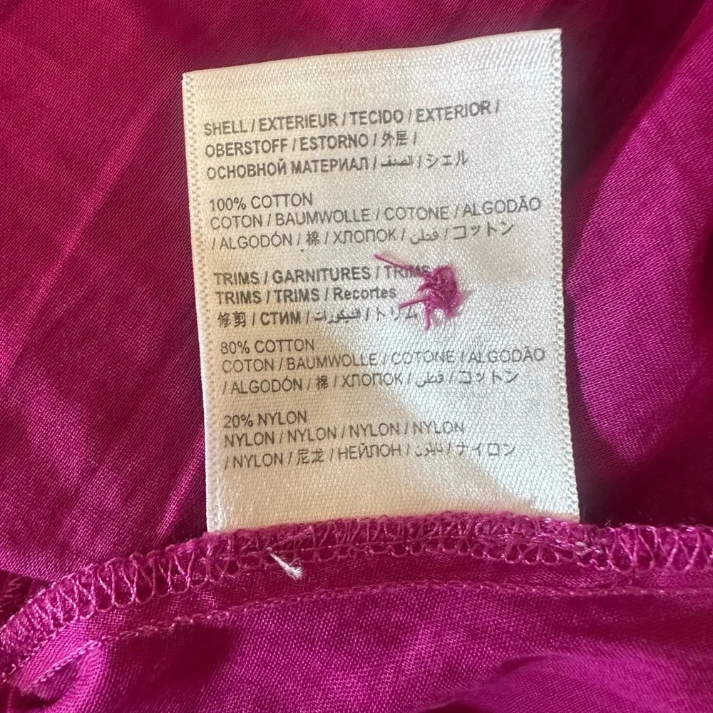 Farm Rio for Anthropologie Kelsie Peasant Blouse Size XXS Petite
